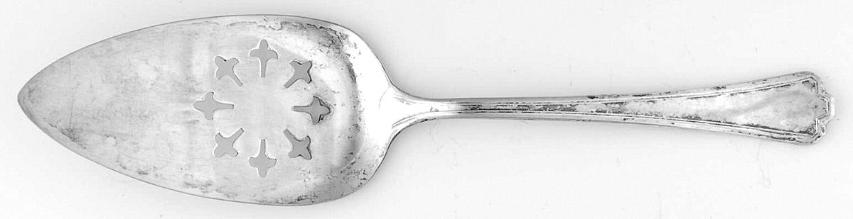 Manchester (Silverplate, 1923) Solid Pierced Pie Server by International Silver-1