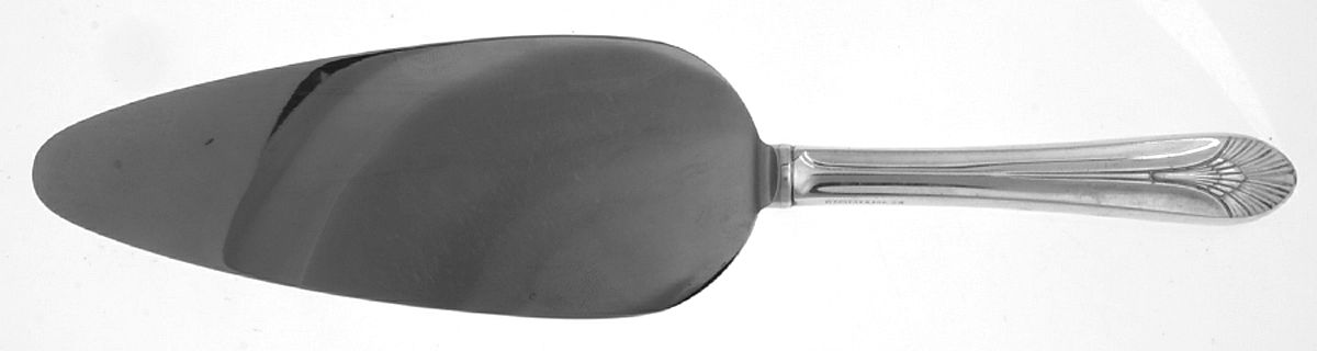 Manhattan (Silverplate, 1951) Pie Server with Stainless Blade by International Silver-1