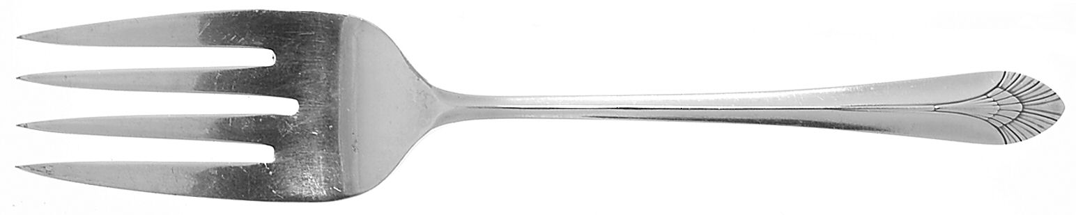 Manhattan (Silverplate, 1951) Medium Solid Cold Meat Serving Fork by International Silver-1