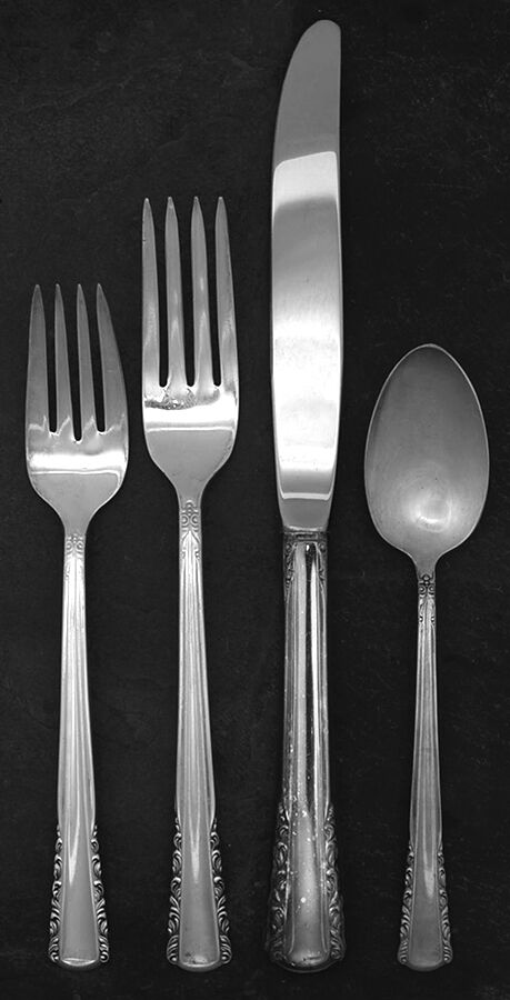 May Queen (Silverplate, 1951) 32 Piece Estate Set by International Silver-1