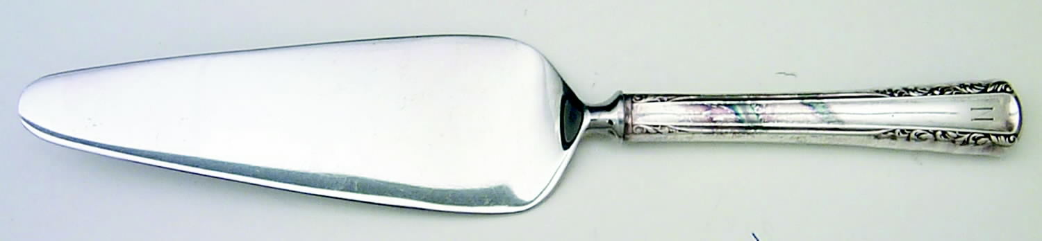 May Queen (Silverplate, 1951) Pie Server with Stainless Blade by International Silver-1