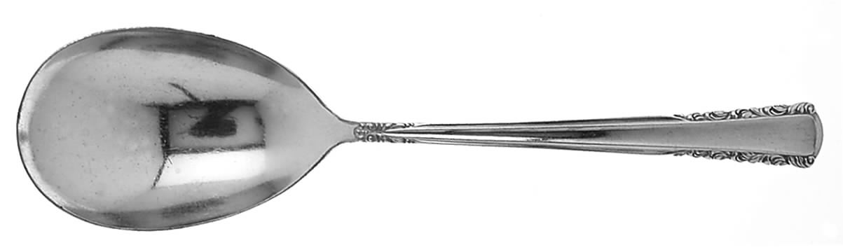 May Queen (Silverplate, 1951) Solid Smooth Casserole Spoon by International Silver-1