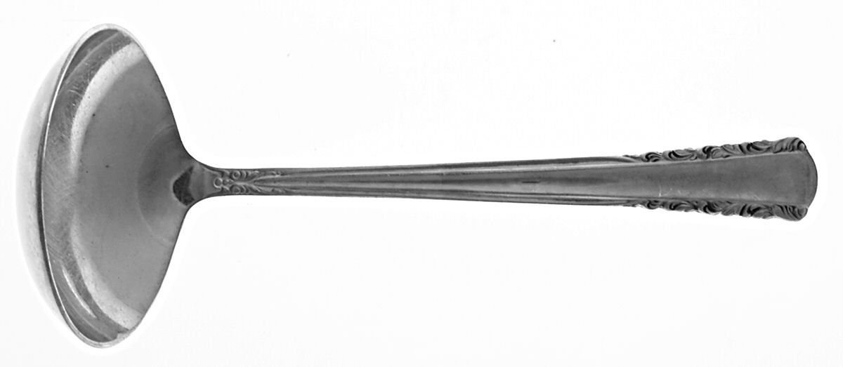 May Queen (Silverplate, 1951) Solid Gravy Ladle by International Silver-1