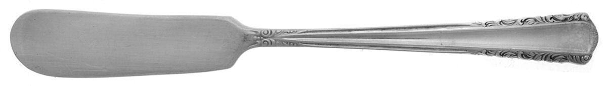 May Queen (Silverplate, 1951) Flat Handle Butter Spreader by International Silver-1