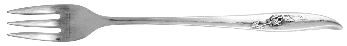 Magic Rose (Silverplate, 1963) Cocktail/Seafood Fork by International Silver-1
