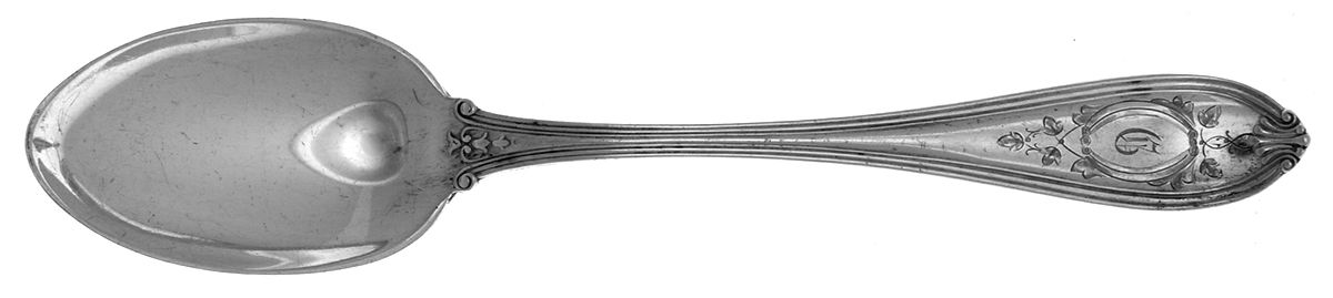 Marathon-Old (Sterling, 1909) Monogram Teaspoon by International Silver-1