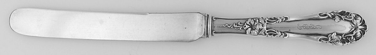Marcell (Sterling, 1907) Monogramed Old French Hollow Knife by International Silver-1