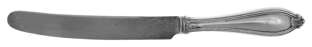 Margaret-Old (Sterling, 1907) Orange Knife with Silverplate Blade by International Silver-1