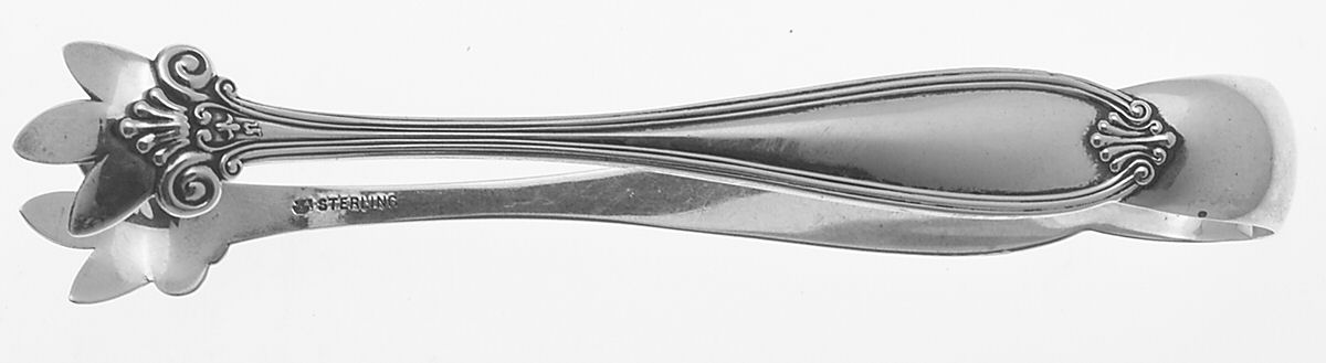 Margaret-Old (Sterling, 1907) Large Sugar Tongs by International Silver-1