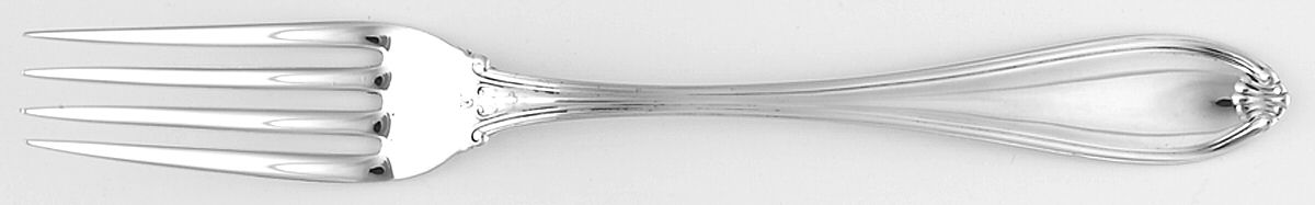 Margaret-Old (Sterling, 1907) Solid Youth Tea Fork by International Silver-1