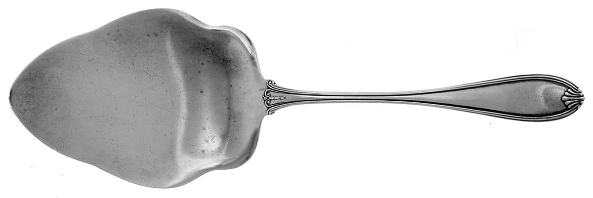 Margaret-Old (Sterling, 1907) Large Solid Pie Knife by International Silver-1