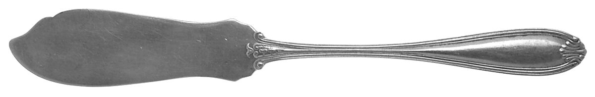Margaret-Old (Sterling, 1907) Flat Handle Butter Spreader by International Silver-1