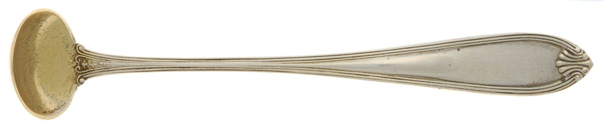 Margaret-Old (Sterling, 1907) Mustard Spoon by International Silver-1