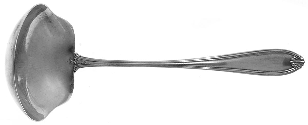 Margaret-Old (Sterling, 1907) Solid Piece Cream Ladle by International Silver-1