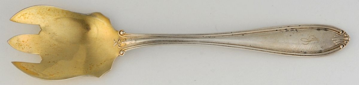 Margaret-Old (Sterling, 1907) Ice Cream Fork by International Silver-1