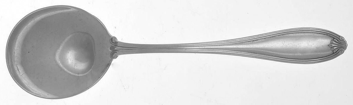 Margaret-New (Sterling, 1912) Round Bowl Soup Spoon (Bouillon) by International Silver-1
