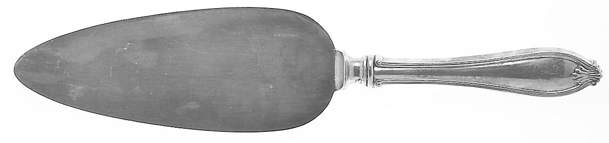 Margaret-New (Sterling, 1912) Pie Server with Silverplate Blade by International Silver-1