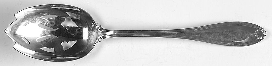 Margaret-New (Sterling, 1912) Pierced Tablespoon (Serving Spoon) by International Silver-1
