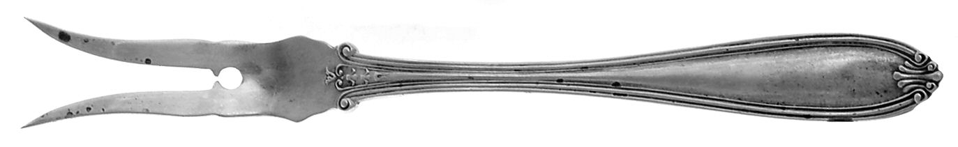 Margaret-Old (Sterling, 1907) Lemon Fork by International Silver-1