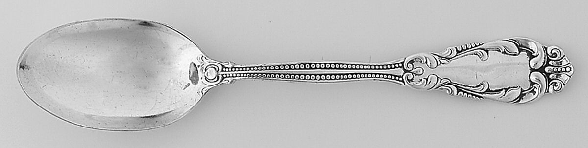 Marina (Silverplate, 1896) Monogram Teaspoon by International Silver-1