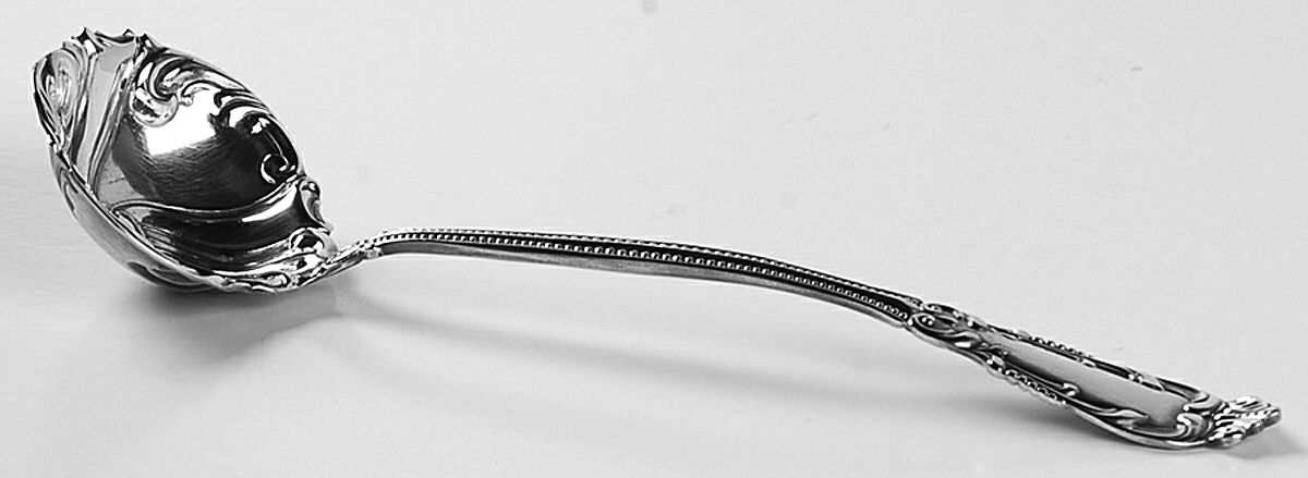 Marina (Silverplate, 1896) Solid Piece Cream Ladle by International Silver-1