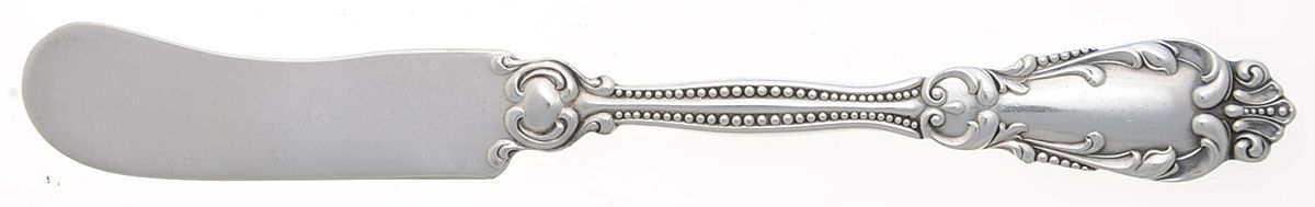 Marina (Silverplate, 1896) Flat Handle Butter Spreader by International Silver-1