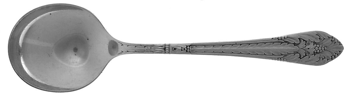 Marquise (Silverplate, 1933) Round Bowl Soup Spoon (Gumbo) by International Silver-1