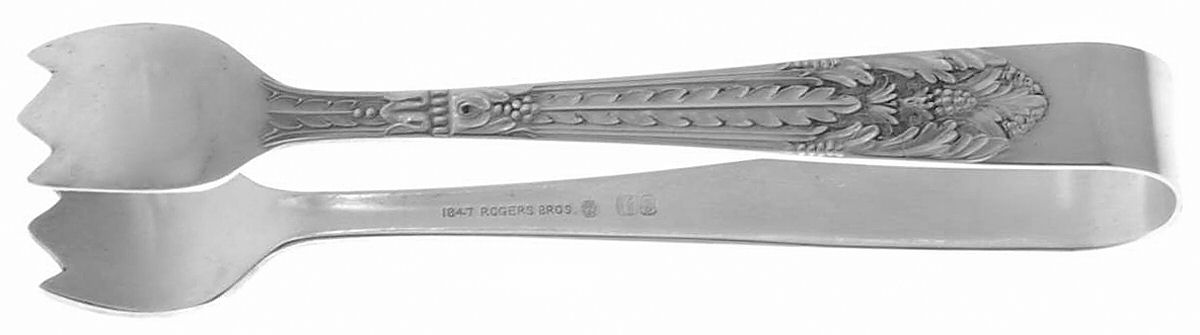 Marquise (Silverplate, 1933) Sugar Tongs by International Silver-1
