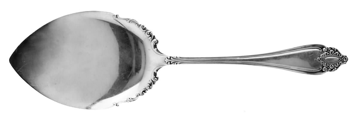 Marquise (Silverplate, 1900) Large Solid Pie Knife by International Silver-1