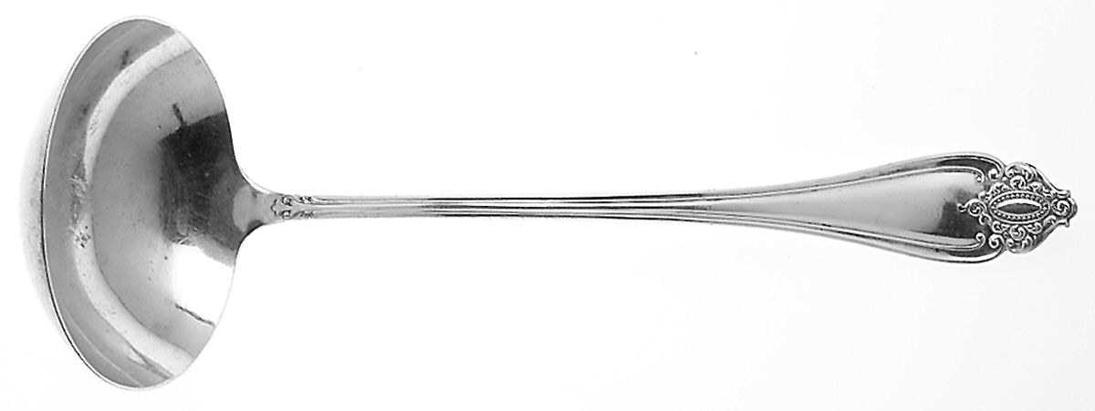 Marquise (Silverplate, 1900) Solid Soup Ladle by International Silver-1