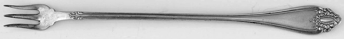 Marquise (Silverplate, 1900) Cocktail/Seafood Fork by International Silver-1