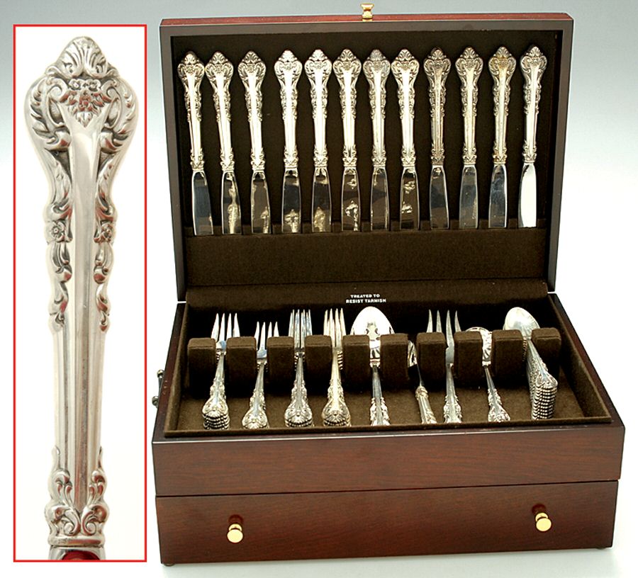 Masterpiece (Sterling, 1963) 66 Piece Set by International Silver-1