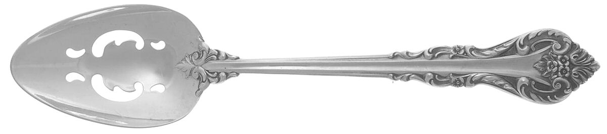 Masterpiece (Sterling, 1963) Pierced Tablespoon (Serving Spoon) by International Silver-1