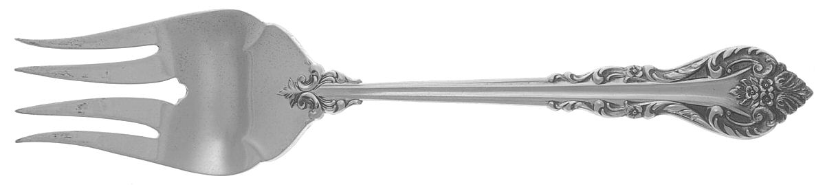 Masterpiece (Sterling, 1963) Small Solid Cold Meat Serving Fork by International Silver-1