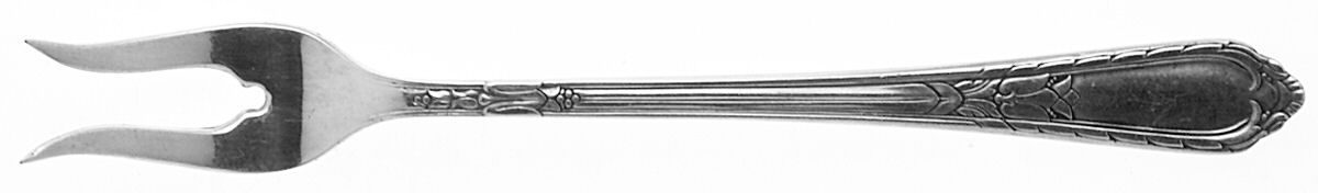 Masterpiece (Silverplate, 1932) Short Handle Pickle/Olive Fork by International Silver-1