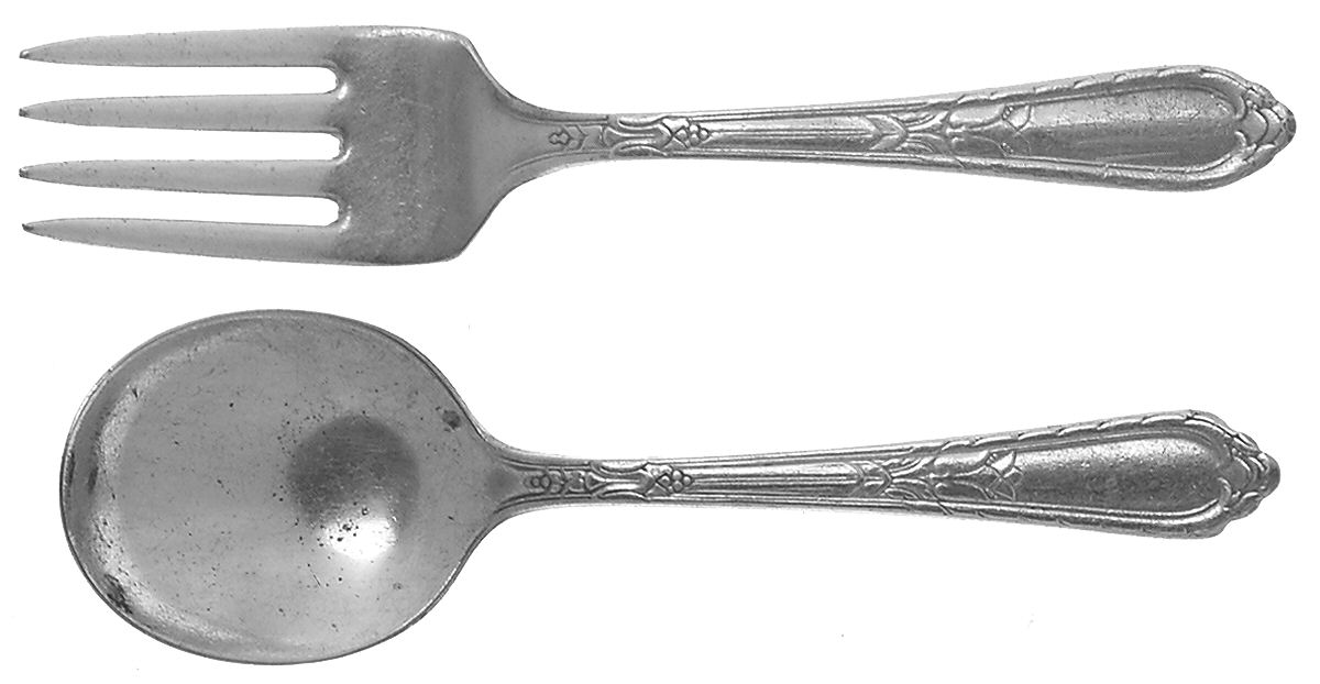 Masterpiece (Silverplate, 1932) 2 Pc Baby Set (BF, BS) by International Silver-1