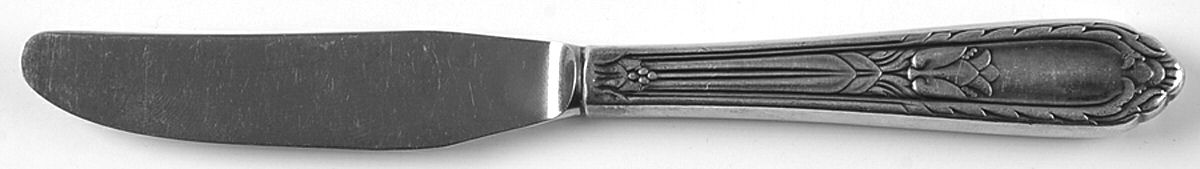 Masterpiece (Silverplate, 1932) Modern Hollow Butter Spreader (Stainless) by International Silver-1