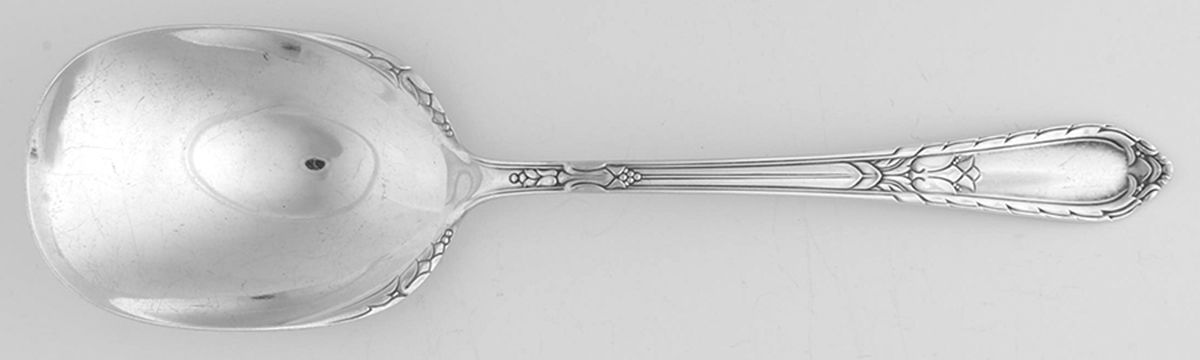 Masterpiece (Silverplate, 1932) Solid Salad Serving Spoon by International Silver-1