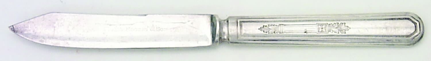 Mayfair (Silverplate, 1923) Individual Solid Fruit Knife by International Silver-1