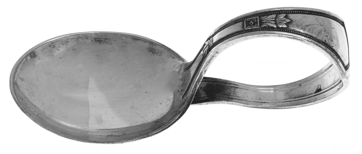 Mayfair (Silverplate, 1923) Curved Handle Baby Spoon by International Silver-1