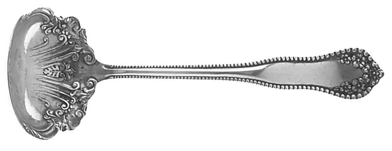 Mayflower (Silverplate, 1901-1896) Solid Gravy Ladle by International Silver-1
