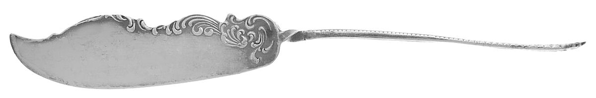 Mayflower (Silverplate, 1901-1896) Flat Twisted Handle Master Butter Knife by International Silver-1