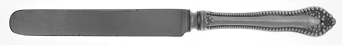 Mayflower (Silverplate, 1901-1896) Blunt Hollow Knife with Bolster by International Silver-1