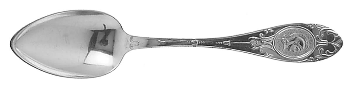 Medallion (Silverplate, 1867) Place/Oval Soup Spoon by International Silver-1
