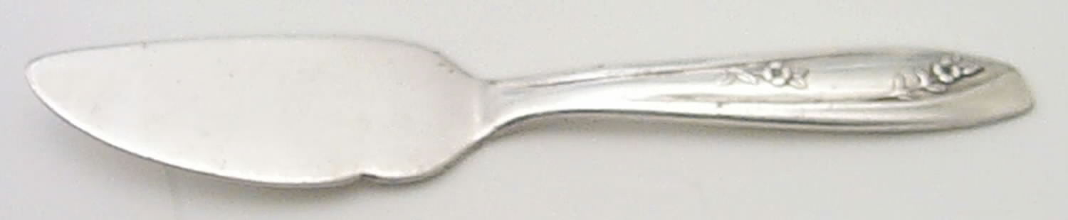 Meadow Flower (Silverplate, 1940) Solid Petite Server by International Silver-1