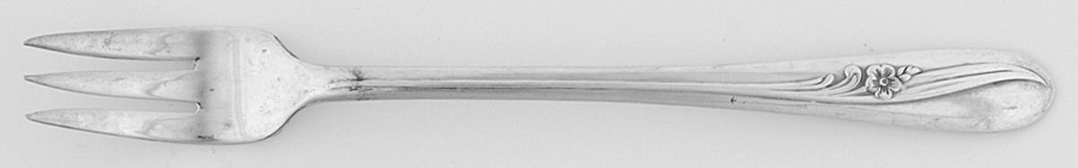 Meadow Flower (Silverplate, 1940) Cocktail/Seafood Fork by International Silver-1