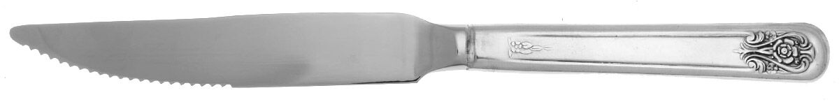 Melody (Silverplate, 1954) Steak Knife Individual Hollow, Serrate HC by International Silver-1