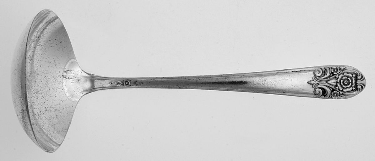 Melody (Silverplate, 1954) Solid Gravy Ladle by International Silver-1
