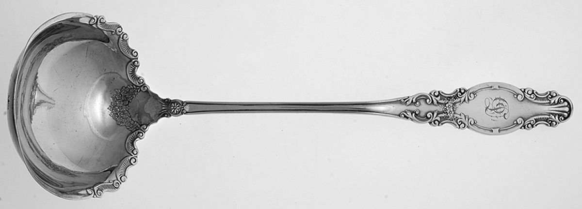 Melrose (Silverplate, 1898) Solid Soup Ladle by International Silver-1