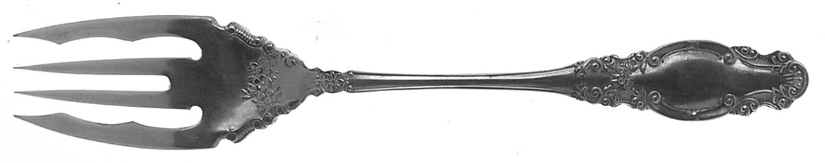 Melrose (Silverplate, 1898) Individual Solid Fish Fork by International Silver-1